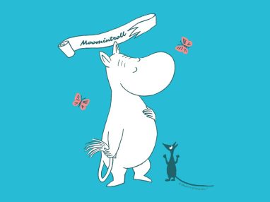 illustration of a Moomintroll